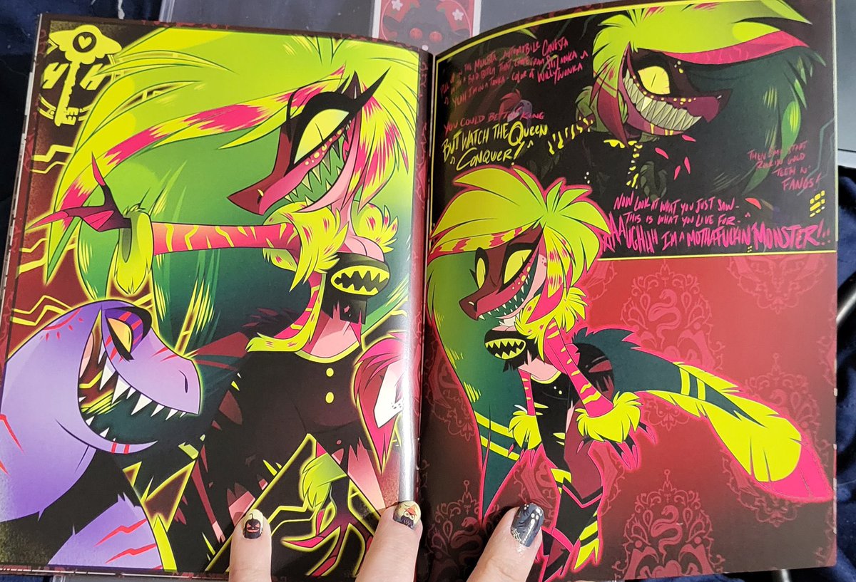 You know a thought I just had what if one of the secret rare cards is her! # HazbinHotel #missizilla