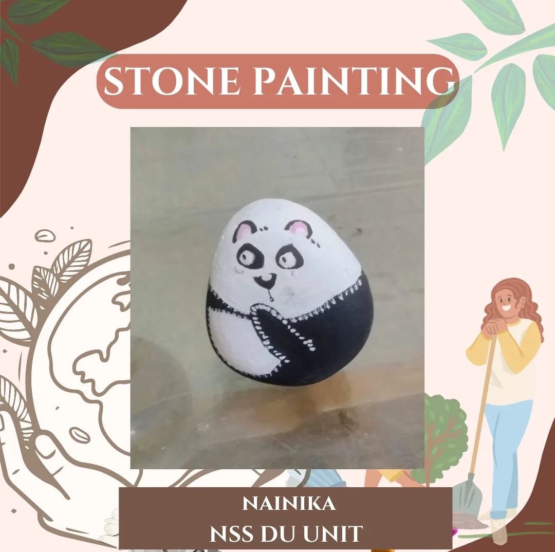 NssGargi's tweet photo. NSS Gargi Celebrated Nature Conservation Day with a blend of creativity and consciousness! We conducted a leaf and stone painting activity, which brought together art enthusiasts and nature lovers to craft stunning masterpieces inspired by the earth's beauty.
@NssrdD @YASMinistry https://t.co/AQKyJWLSRF