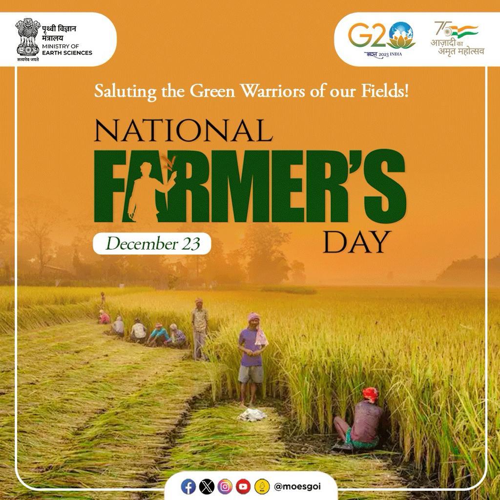 Stewards of the land 🌄 🌾From fertile fields to the richness of harvests, farmers are the architects of abundance. 🌟Wishing a Happy Farmers' Day to those who nurture the roots of prosperity! #FarmersDay #AbundanceCelebration