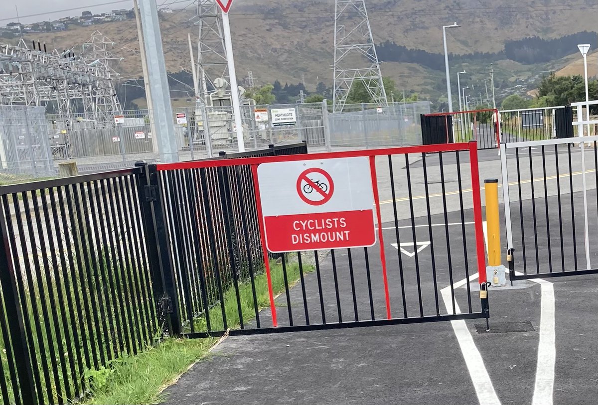 Rode the Heathcote Express cycleway today.  Well, between Ferrymead heritage park &amp; Lancaster park. Lovely. Didn’t dismount where sign insisted.