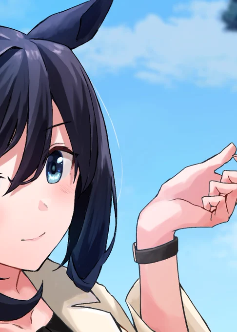 山嵜さん主催のエイシンフラッシュアンソロジーにイラストで参加させて頂いております!よろしくお願いいたします～