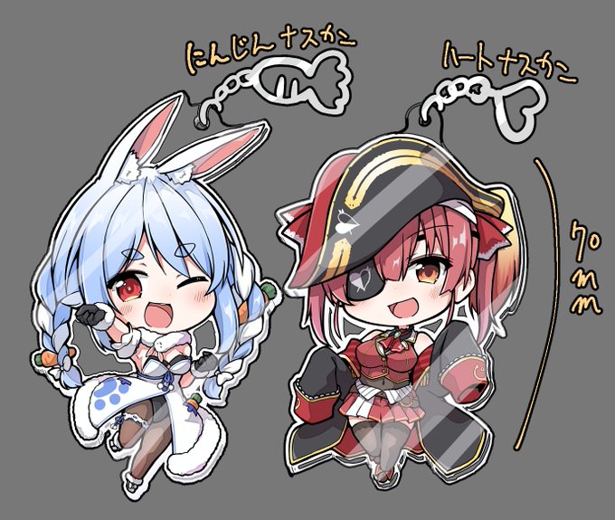 冬コミのアクキーのサンプルです
各500円だよ 