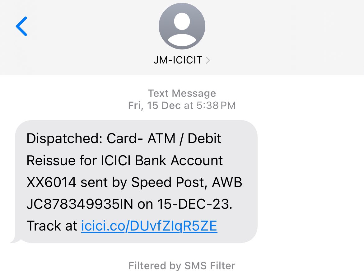 IridescentMayur's tweet photo. So its 7-8th day, my previous debit card is already deactivated and I have not received new one. Visited Bhiwandi branch but didnt helped. @ICICIBank_Care @ICICIBank I have to leave India in 5 days. Take it on priority. https://t.co/AftsNvystA
