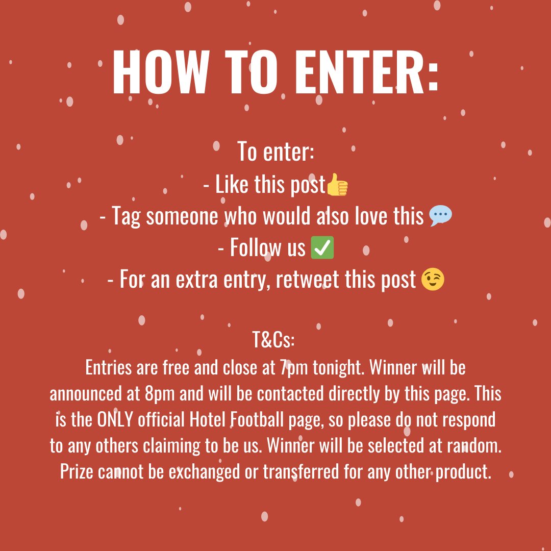 23rd DEC!✨ WIN the ULTIMATE Matchday Experience for the Man Utd v West Ham game on 4th February!😱 To enter, follow the steps below!👇 Get entering and GOOD LUCK!🤩⁠ #competition #countdowntochristmas #enter #hotel #football #hotelfootball #oldtrafford #manchester #uk