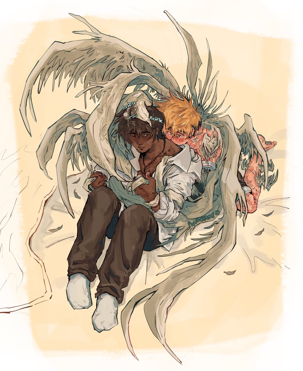 me and the multi-winged creature i pulled after risking my life to save him from his 7-8months long imprisonment #vashwood