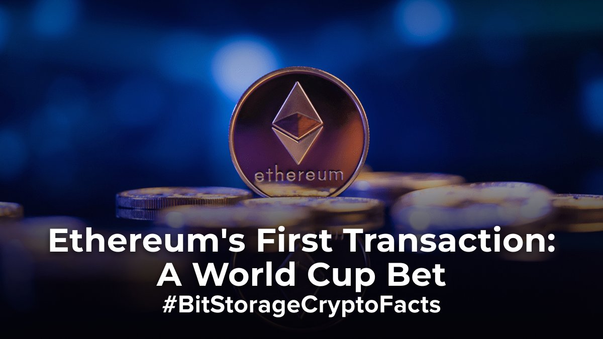 BitstorageFin's tweet image. Ethereum's First Transaction: A World Cup Bet ⚽️💻
The first-ever Ethereum transaction was for a World Cup match bet in 2014. ⚽️🔗 

Delve into the origins of Ethereum transactions!
bitstorage.finance

#CryptoFacts #Ethereum #FirstTransaction