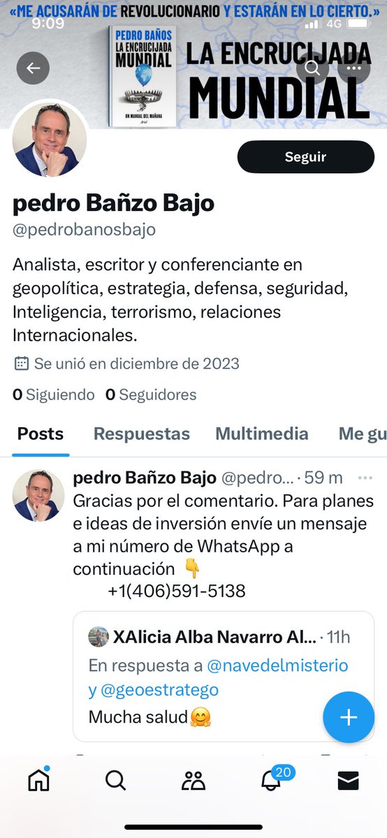 geoestratego's tweet photo. ¡Importante!
Esta cuenta ha suplantado mi identidad, para estafar, ofreciendo falsas inversiones.
¡No contactéis con el número de teléfono que indica!
Está denunciado. https://t.co/qn84qK8l9Q