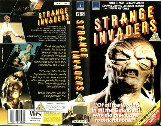 indieimmy's tweet photo. This afternoon at 12:00pm on @TalkingPicsTV is the sci-fi film #StrangeInvaders starring Paul Le Mat and Nancy Allen. Directed by Michael Laughlin. https://t.co/r3CAdfPvWr