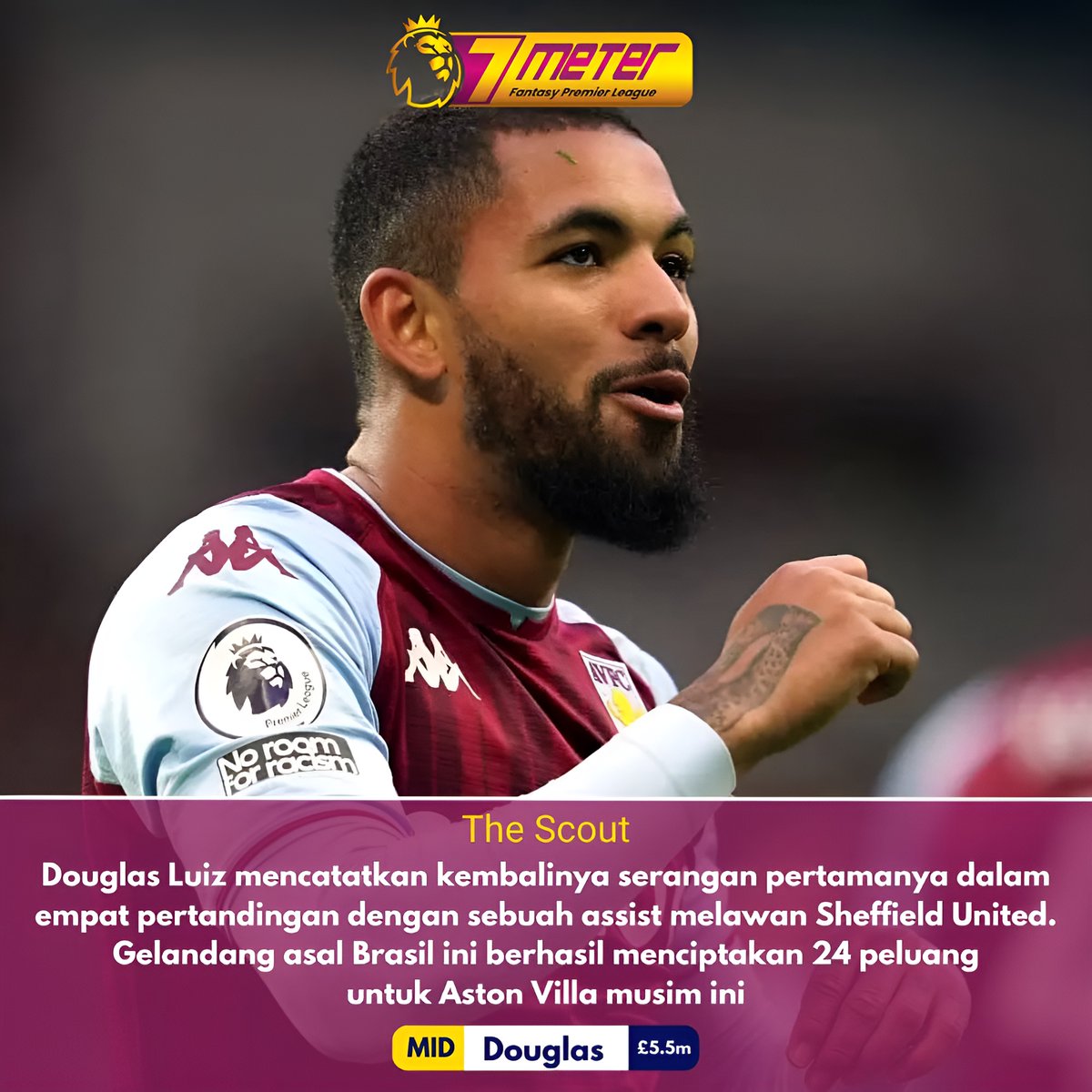 FPL_7Meter's tweet photo. Ke mana pun Douglas Luiz pergi, kesempatan mengikuti π«
π LIGA FPL 7METER π
π Total Hadiah Rp.3.000.000 (Tiap Gameweek) π
Daftar disini: https://t.co/VUyH2ZJN7d
#LigaFPL7METER #7METER #LigaFPL #EPL #FPL #FPLtips #FPLindo #FPLnews #JoinFPL #JoinLigaFPL #JoinFPLindo https://t.co/GZyxqptUqg