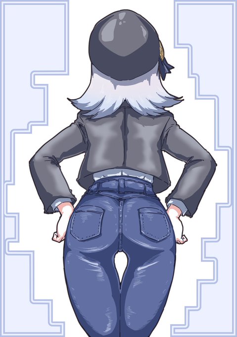 今日の日課はジャケットGパン背面彩澄りりせちゃんです 