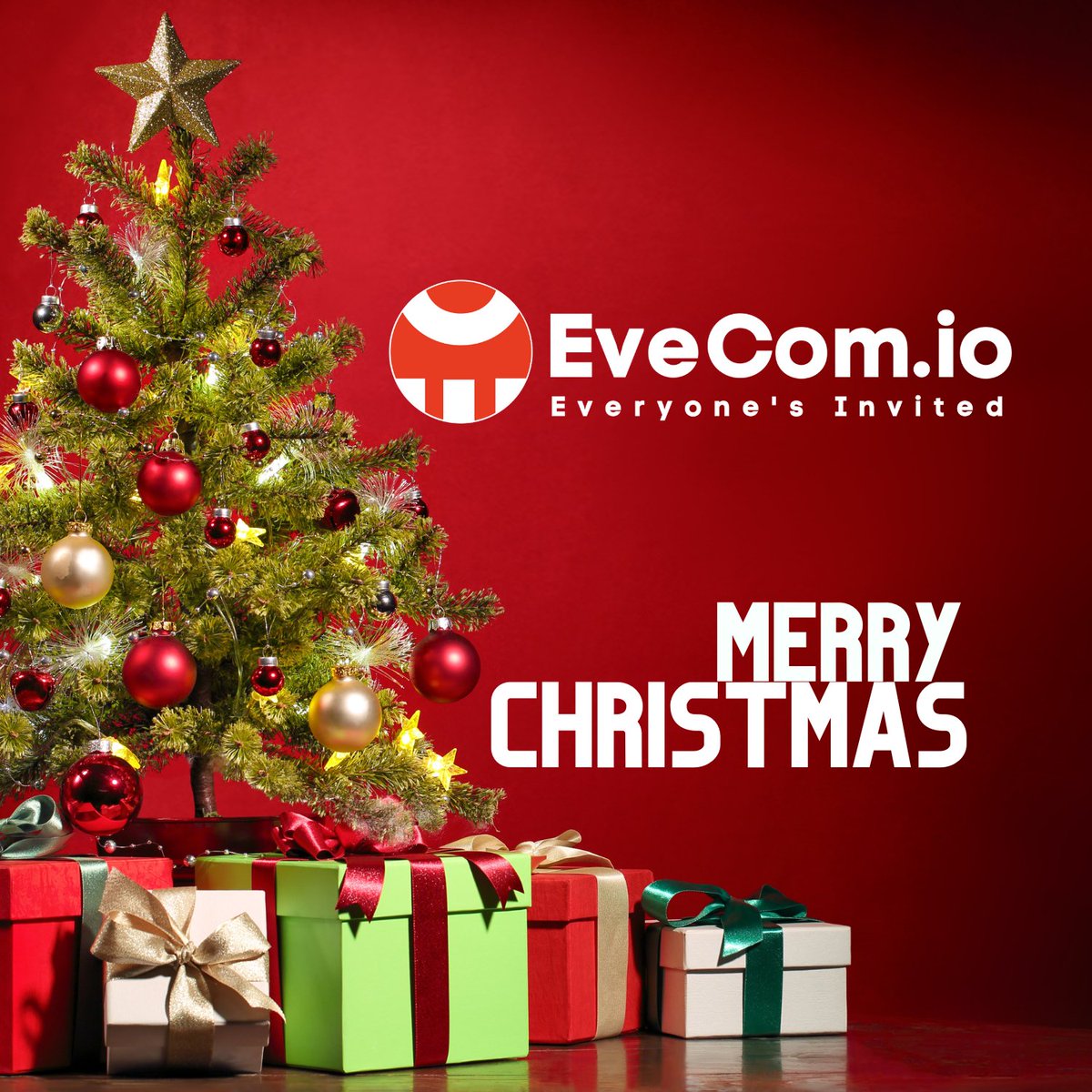 Merry Christmas &amp; Happy Holidays, from team EveCom 🎁🎄

#EventManagement  #ChristmasParty  #Christmas2023  #startuplife  #grind  #tech  #inspiration