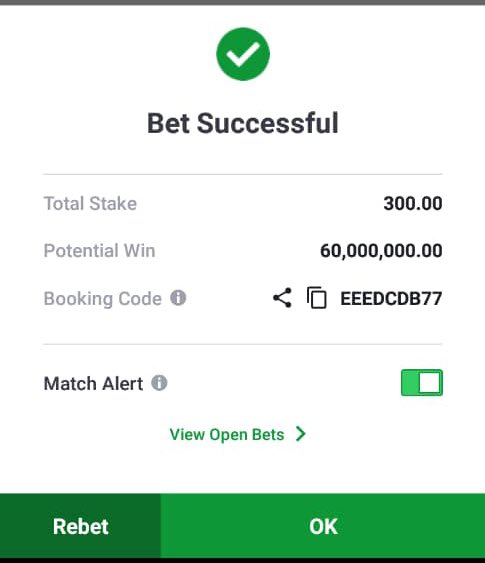 1st half over 0.5 (60k odds) 🔥

EEEDCDB77

All starting 4pm ⏰