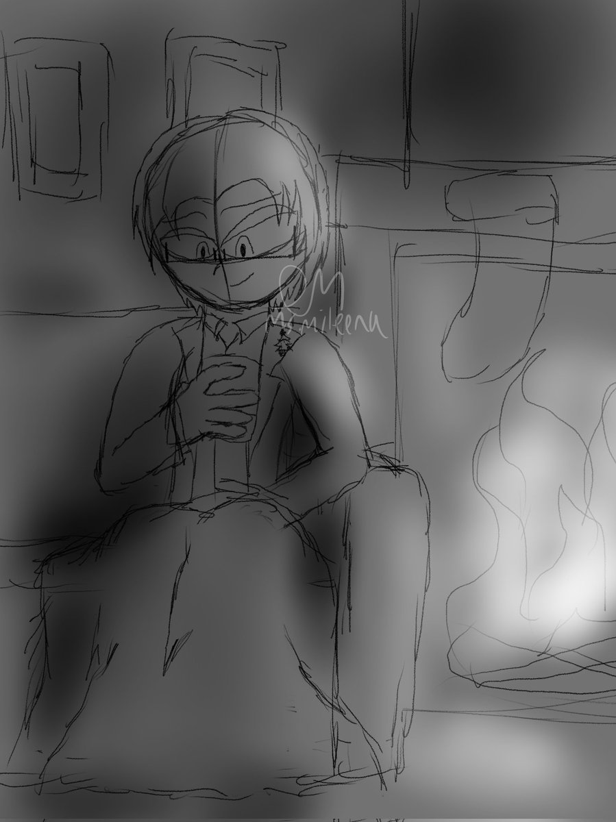 _MsMileena_'s tweet photo. Day 22 - Fireplace

For today's day, I used Flynn Kenway enjoying a drink while sitting by the fireplace. So story time! Flynn's mother actually - 1/3

#inkdrawcember #inkdrawcember2023 #drawcember #drawcember2023 #decemberprompts #digitalart #digitalartist https://t.co/PeTNIAb5fO