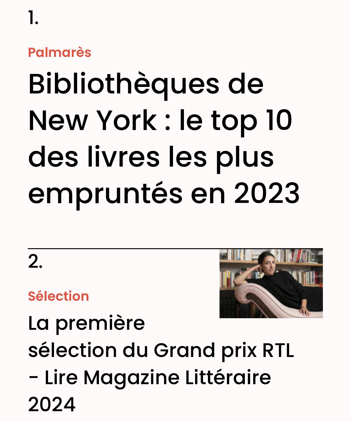 Explorez 5 ouvrages finalistes au Grand Prix RTL-Lire 2024