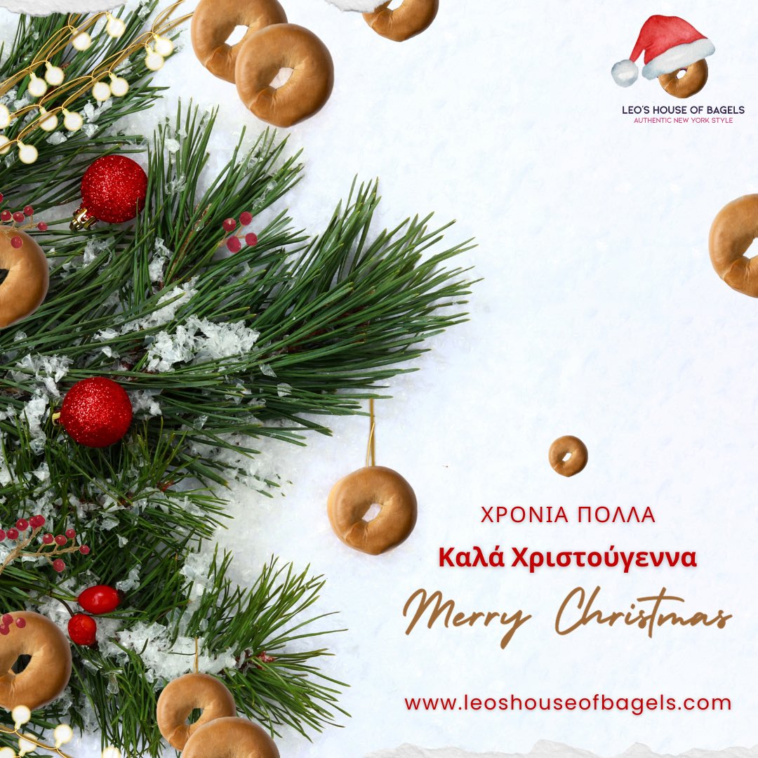 🎄✨🫶Love, joy, health, happiness, dreams that come true, and many smiles... Merry Christmas❗️#wishes #xmas #merrychristmas #leoshouseofbagels #athens #newyork #ny #bagels #authentic #greekamerican #lhbbagels #madeingreece
📩info@houseofbagels.gr
📍leoshouseofbagels.com