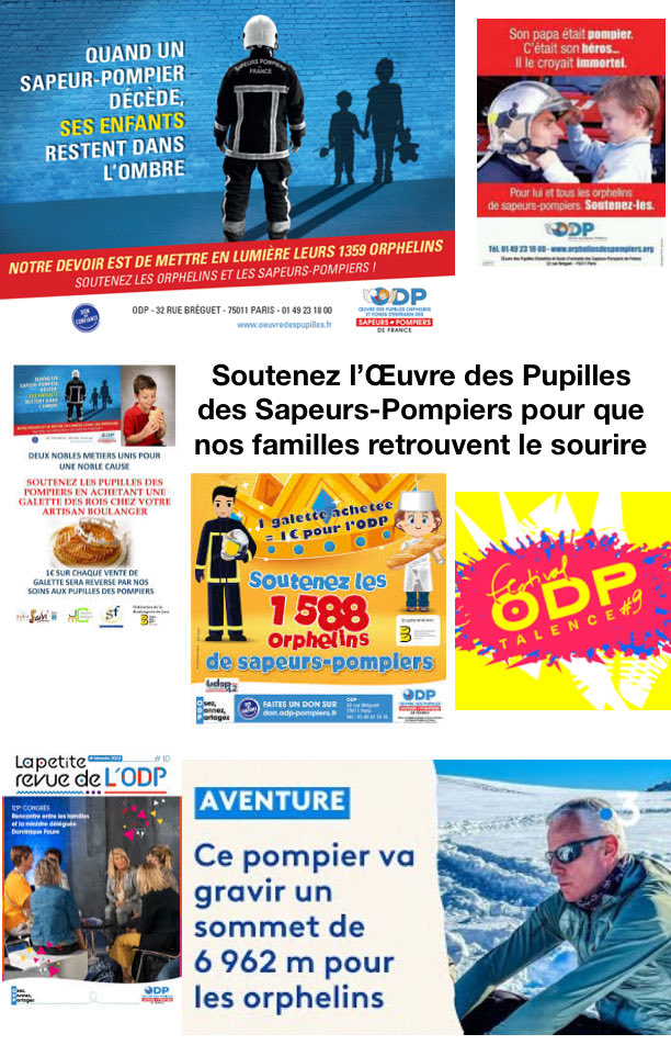 Appel aux amicales des sapeurs-pompiers. En ces périodes de fêtes, pensez à nos familles. ⁦<a href="/OdpPompiers/">ODP Sapeurs-Pompiers de France</a>⁩