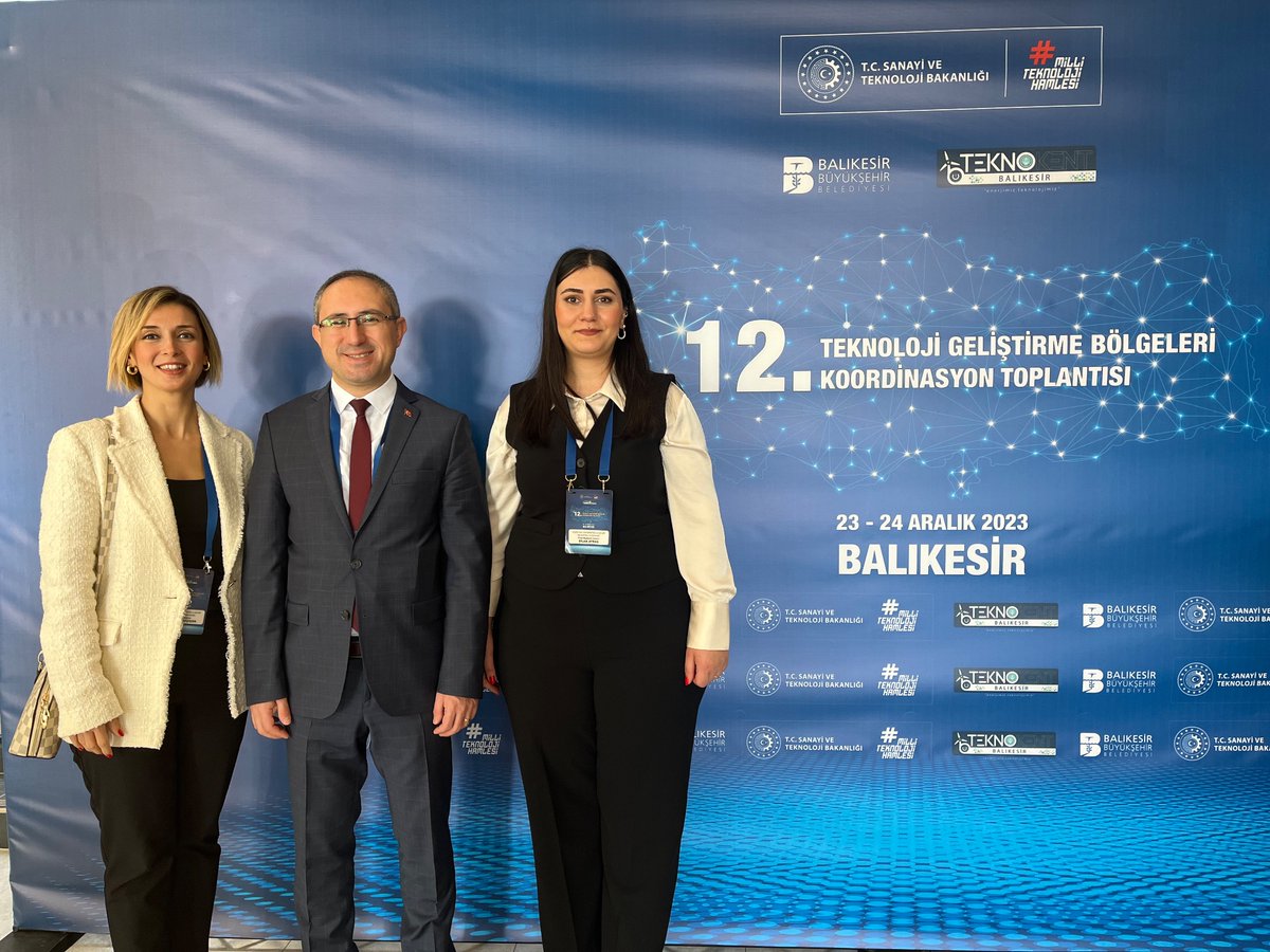 Balıkesir Teknokent ev sahipliğinde gerçekleşen T.C. Sanayi ve Teknoloji Bakanlığı Teknoloji Geliştirme Bölgeleri 12. Koordinasyon Toplantısı’na Kadir Has Üniversitesi Silivri Teknopark olarak katıldık.