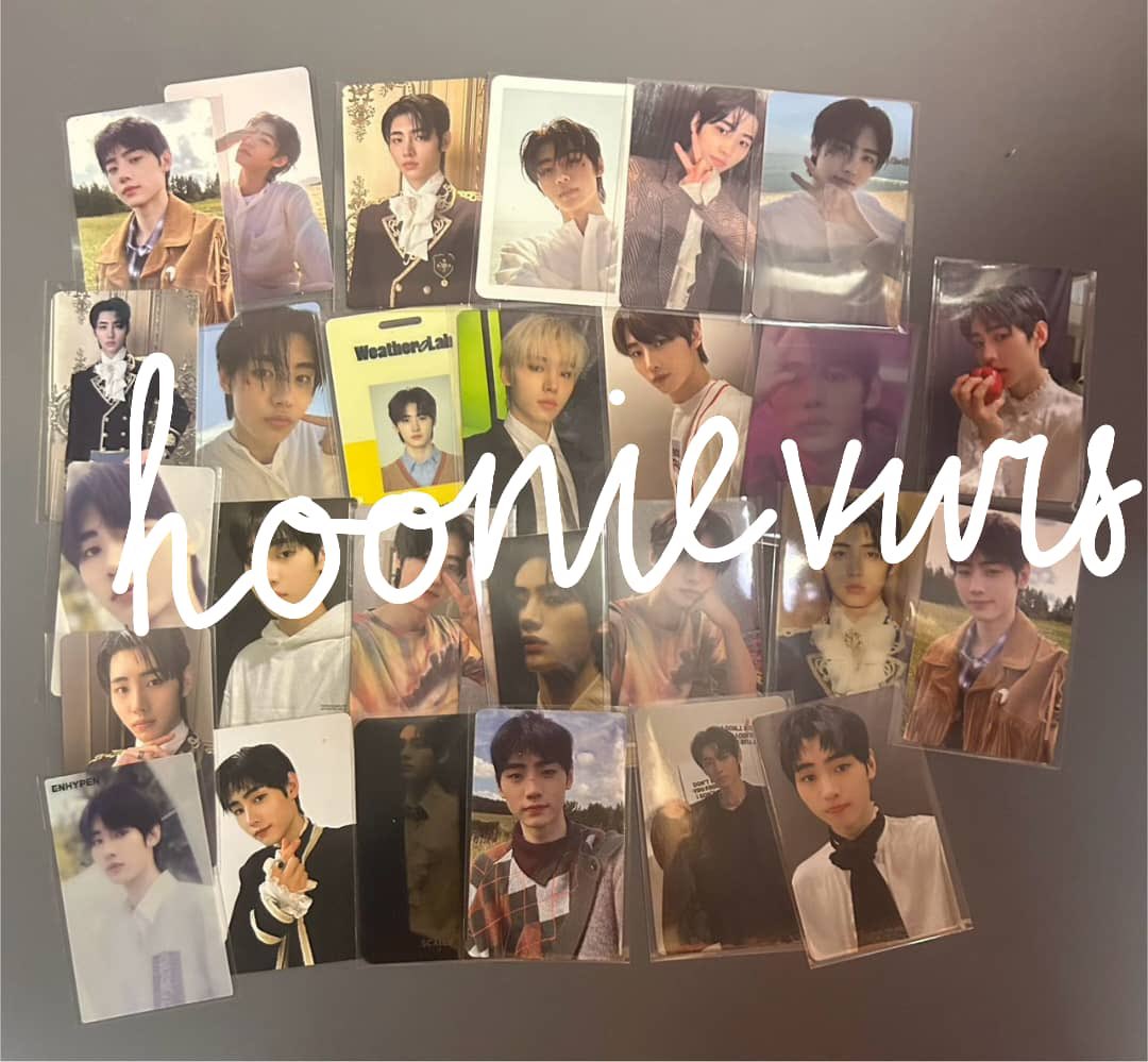 hoonievurs's tweet photo. wts enhypen sunghoon 🇲🇾
price = qyop (i'll take the most reasonable price) 
treka pcs prio who can take in set 
#pasarENHYPEN https://t.co/aomZubs9K4