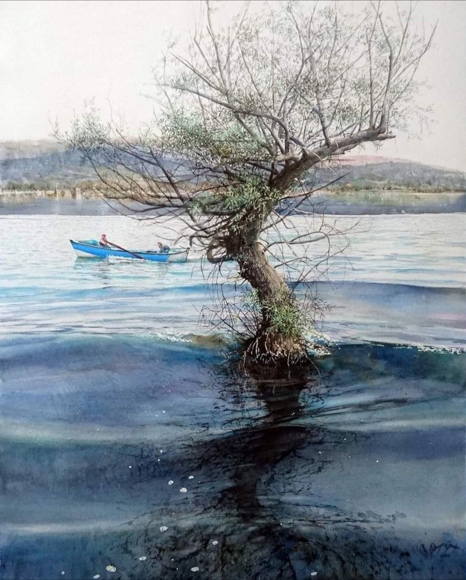 rukiyegarip's tweet photo. Suluboya (watercolor), Rukiye Garip
76 x 56 cm / 30 x 22 in
#Watercolour #painting #suluboya https://t.co/rZ9P5qaoa3