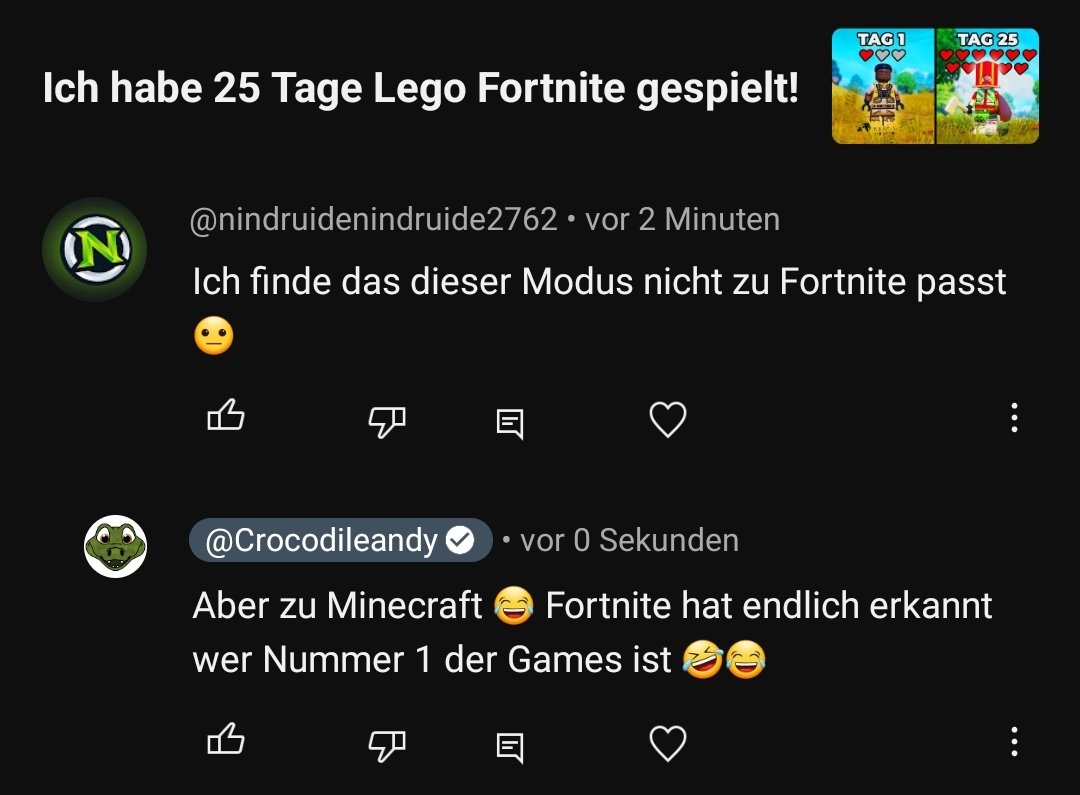 Fortnite oder Minecraft?
