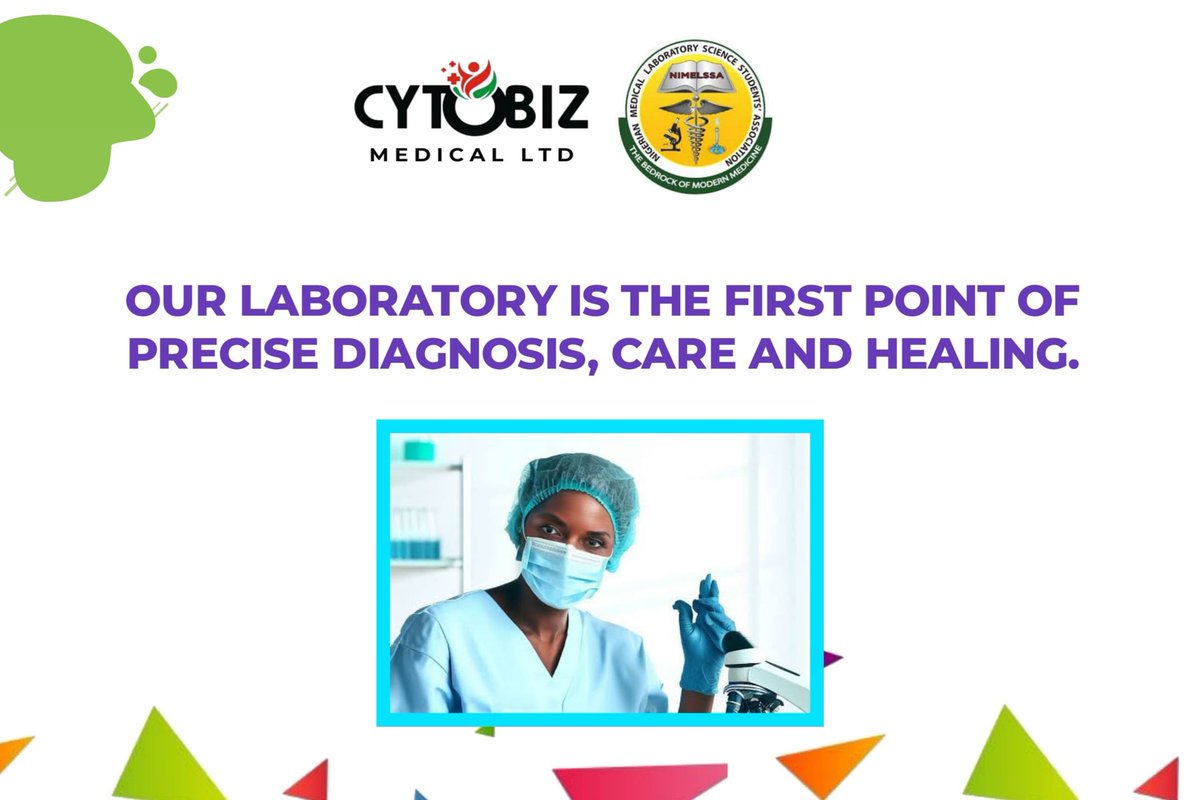 Pertinent to note is the fact that Medical Laboratory Scientists are the detectives in the health care sector. Also, the laboratory is the first point of precise diagnosis, care and healing.

#labsaveslives