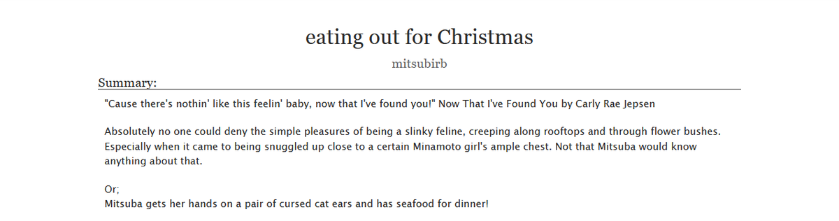mitsubirb's tweet photo. https://t.co/uDRZ9X9cD0
merry #hanakoSEXmas everybody! i hope you enjoy this very indulgent offering for sweater/giving/receiving uwu
😋🐱💖🐚 https://t.co/hs3MErl9pj