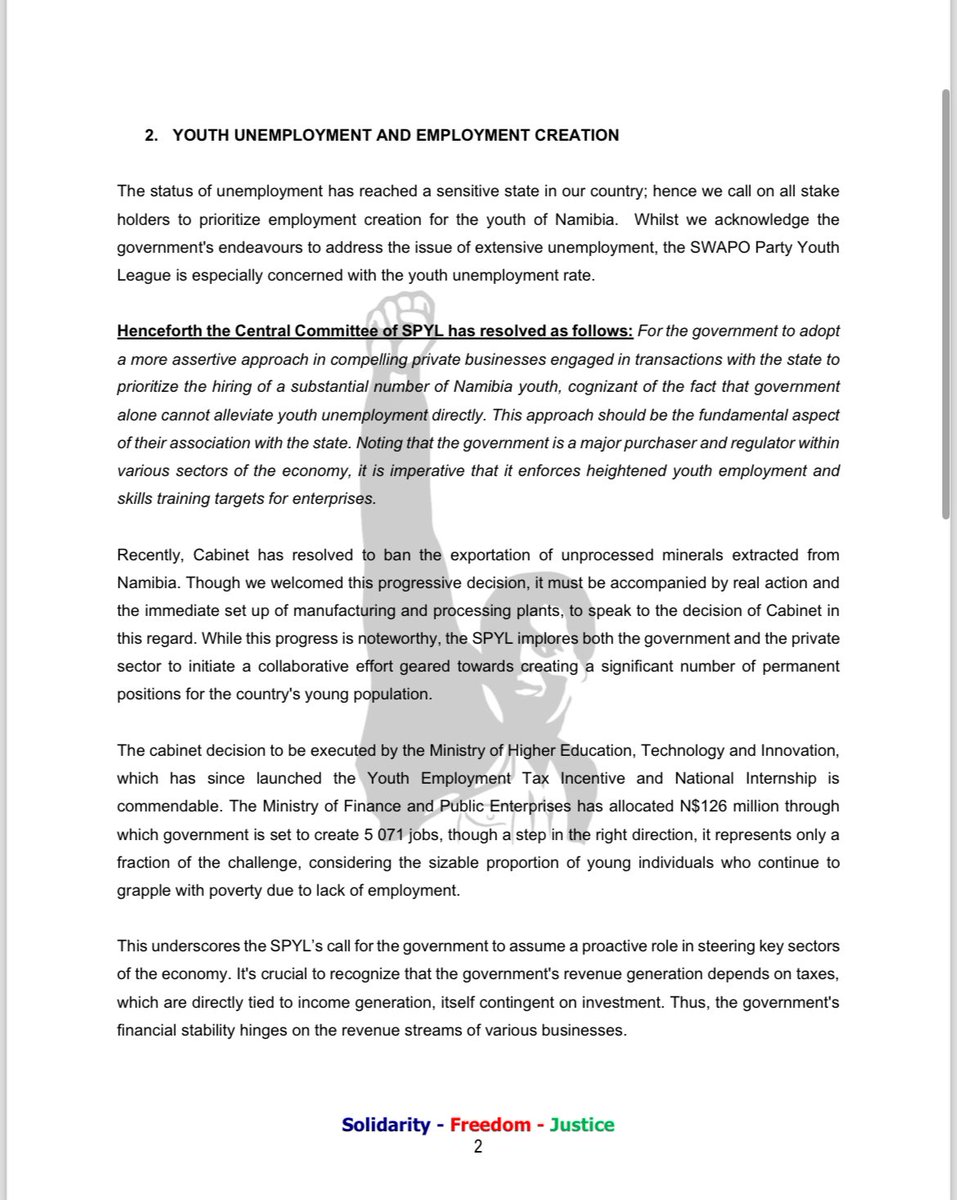[MUST-READ; SPYL IN 2023]: We have spoken, now is the time for real action.
#SPYLAtWork
#RoadTo2024🔵🔴🟢