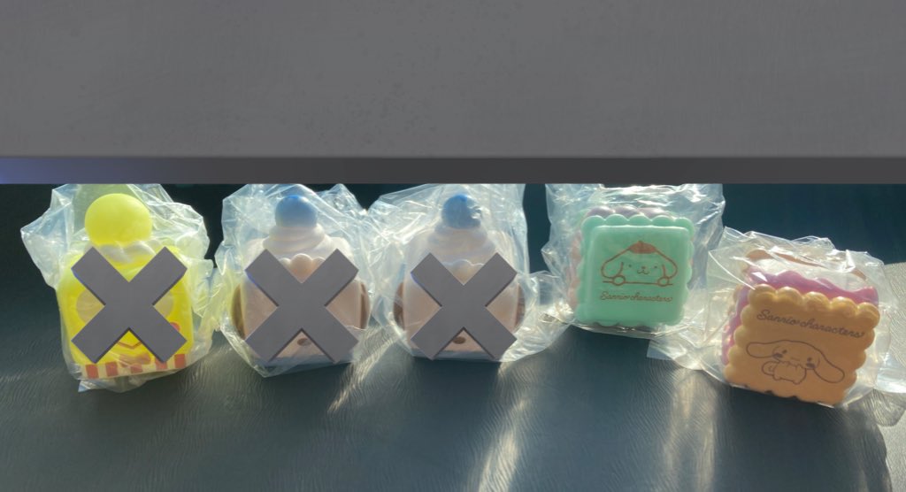 __ix422_'s tweet photo. ハローキティ、けろっぴ×1、ポチャッコ×2　〆

残り
けろっぴ×3、ポムポムプリン×3、シナモロール×2 https://t.co/sGLdjuJ1Id