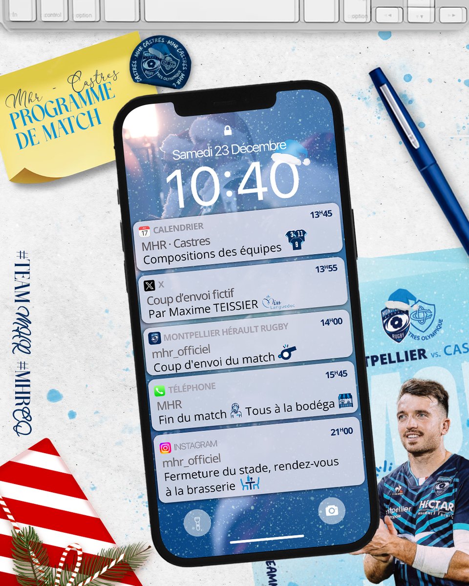 MHR_officiel's tweet image. 𝑷𝑹𝑶𝑮𝑹𝑨𝑴𝑴𝑬 𝑺𝑼𝑷𝑷𝑶𝑹𝑻𝑬𝑹𝑺 🔵⚪️
.
découvrez votre programme pour 𝗟𝗲 𝗺𝗮𝘁𝗰𝗵 𝗱𝗲 𝗡𝗼ë𝗹 🎄 au GGL Stadium !
.
Ouverture des portes pour venir profiter de la magie de Noël à partir de 12h00 !
.
#TeamMHR #MHRCO