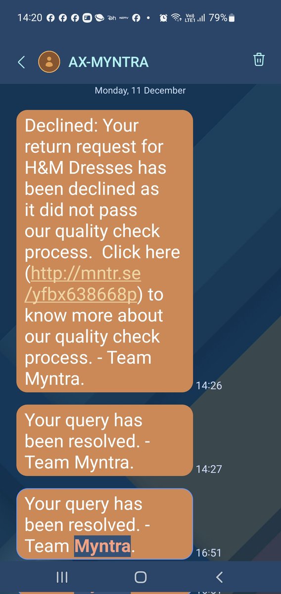PuNiT84's tweet photo. @mukeshbansal06 @BandBajaateRaho @jagograhakjago @service_fc @gharkakabutar, heard about ur @Flipkart experience from @ndtv...plz help me share my story on #MyntraKaAtyachar 

#Myntra refused my return coz i scrached the price before gifting it to someone...all the tags are in place &amp; dress is unused. 

I'm jst common man @BandBajaateRaho https://t.co/hXxDnZUjuZ