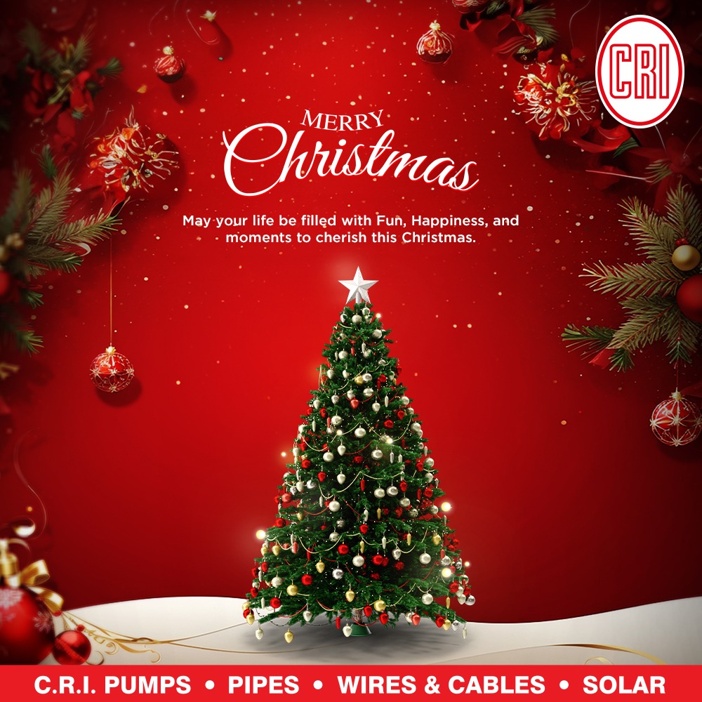 cri_groups's tweet photo. As the festive season brightens our hearts, we at C.R.I. extend our warmest greetings for a Merry Christmas. May this joyous time bring peace, prosperity, and happiness to you and your loved ones. Happy Holidays! 

 #CRIPumps #cri #CRIGroups #merrychristmas #christmaseve #santa https://t.co/EblGUyiQdM