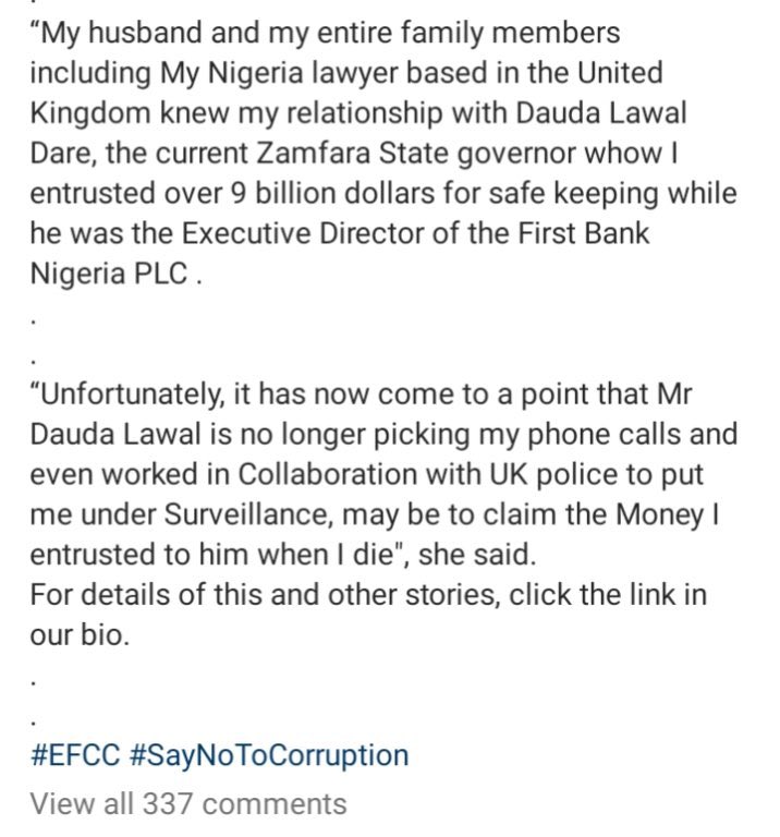 Imranmuhdz's tweet image. According to a EFCC Instagram handle: The former petroleum minister, Diezani reportedly in the second stage of her cancer, has implored President Bola Ahmed Tinubu to permit her to return to Nigeria to confess to her financial misconduct during her tenure.

She went on to mention