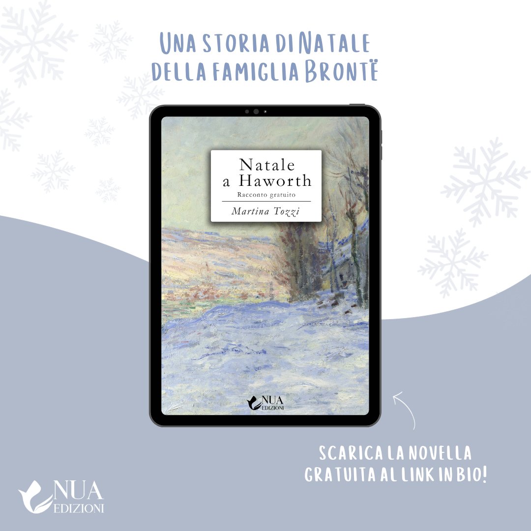 TriskellEdiz's tweet photo. Un regalo direttamente dalla penna di Martina Tozzi🖋️

📖 Avete amato "Per la brughiera" e la storia della famiglia Brontë? Allora non potete lasciarvi scappare questa novella natalizia!

🔗 https://t.co/00tiWh12kg https://t.co/xNIbN8lKJu
