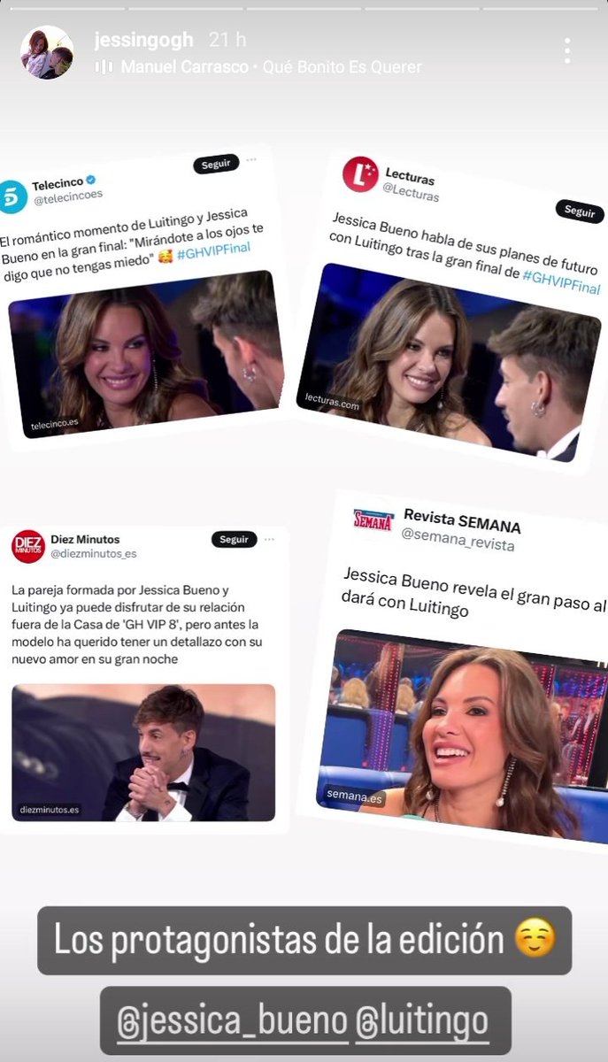 mitele_'s tweet image. Los protagonistas de #ghvip8
Jessica y Luitingo
#GHVIP22D #GHVIP21D #GHDUO #GhVipFinal #GHVIPSemiFinal #GHVIP23D