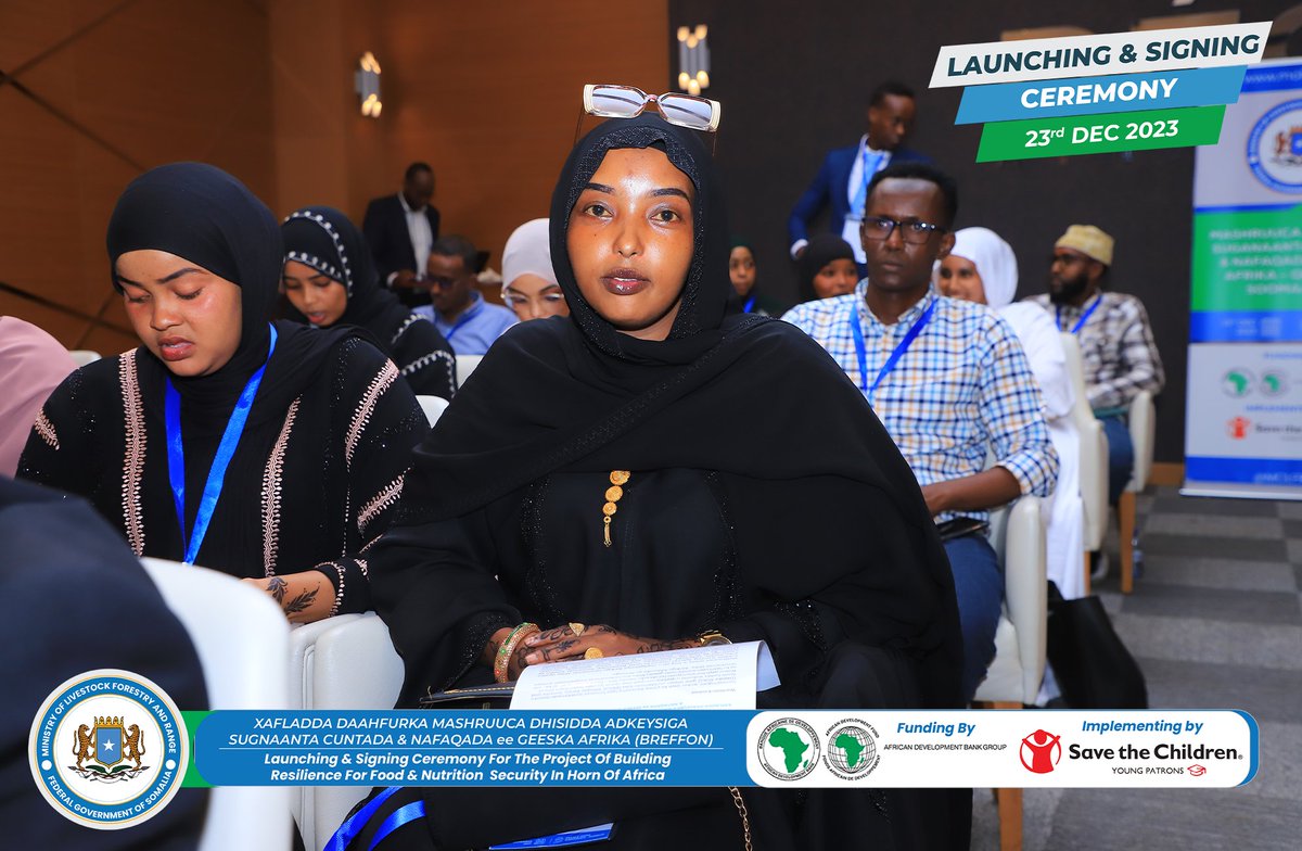 Shucayb_Shekeye's tweet photo. Resilience for Food &amp; Nutrition Security in the Horn of Africa (BREFONS) Project - Launching and Signing Ceremony is Happening now in Decale Hotel - Stay Tunned for more Updates.@CMolfr
 #Breffon #FoodResilience #Somalia https://t.co/wowubl3D1h
