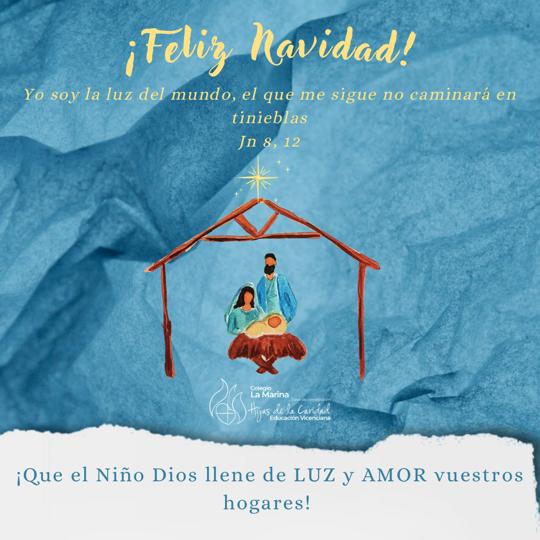 ¡Desde la comunidad educativa del Colegio La Marina os deseamos una feliz Navidad y que el Niño Jesús nazca en cada uno de vuestros corazones! 😇🫶🏽🎄