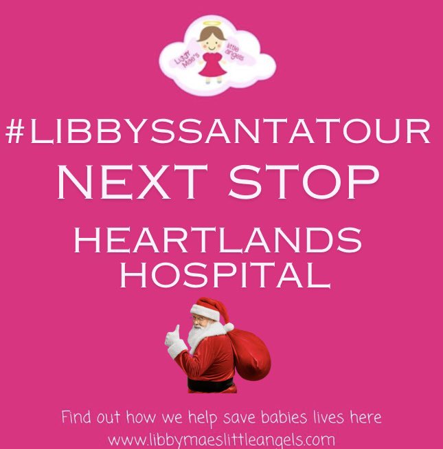 Next stop and 1st of many today #LibbysSantaTour