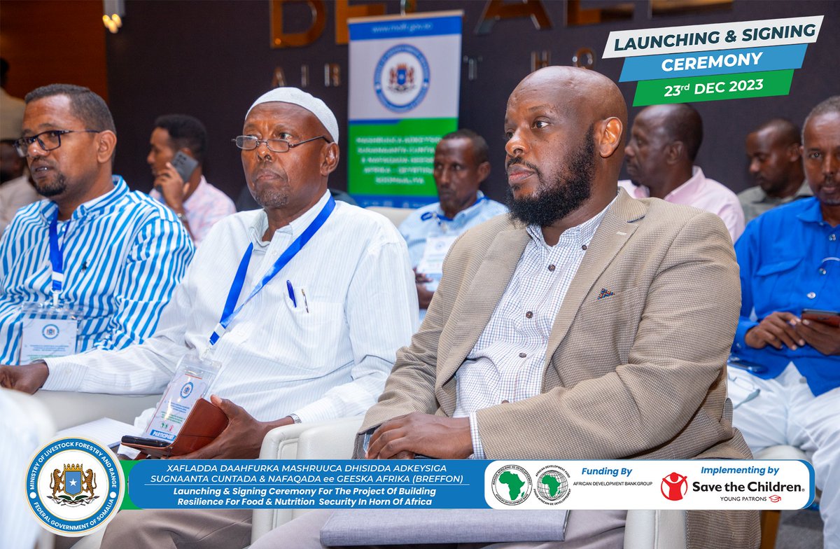 Shucayb_Shekeye's tweet photo. Resilience for Food &amp; Nutrition Security in the Horn of Africa (BREFONS) Project - Launching and Signing Ceremony is Happening now in Decale Hotel - Stay Tunned for more Updates.@CMolfr
 #Breffon #FoodResilience #Somalia https://t.co/wowubl3D1h