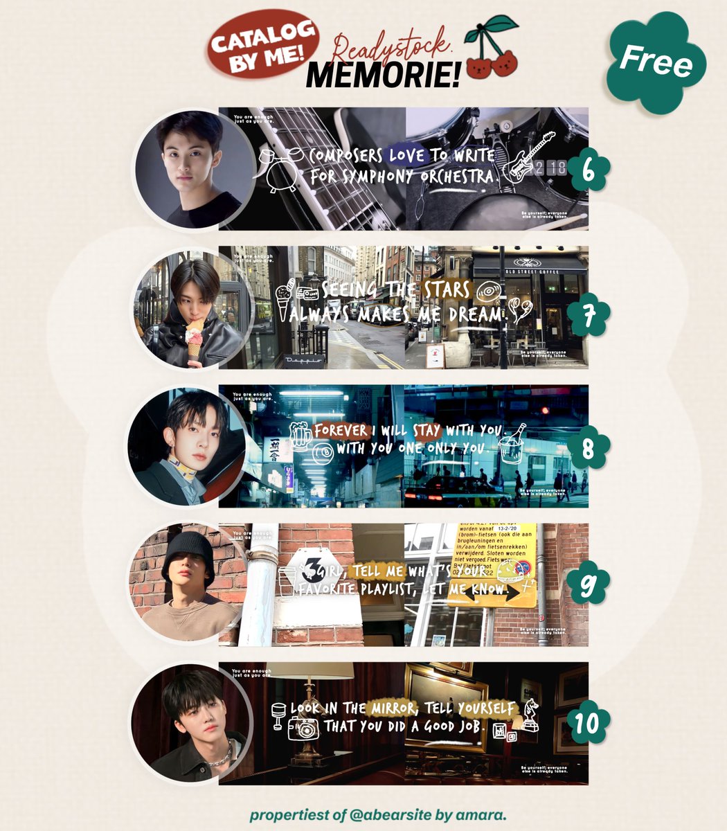 aBearSite's tweet photo. help retweet? makasih. 🧸🎀

halo, aku bawa FREE layout ready stock edisi "MEMORIE" dalam rangka mensive ke 11 bulan nya kak @archiveci_ &amp; kak @potioqn, CIEEE!! 😋🌟 

💭 Sabtu, 23 Desember
⏰ 19.35 wib
📝 by DM

wajib baca tnc dibawah ya! 🧸

#zonauang #zonaba https://t.co/4vVmRykoy4