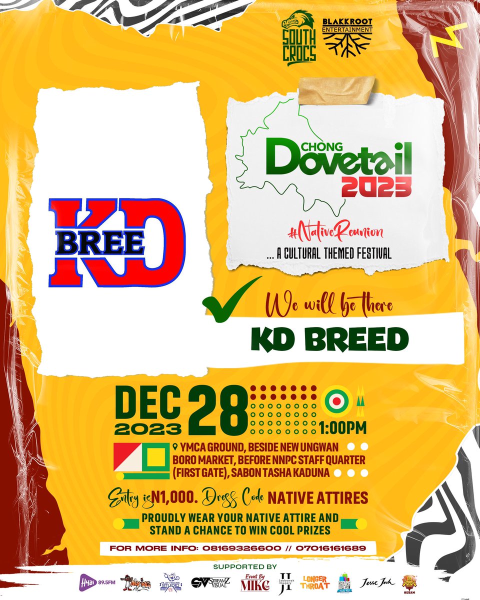 Chongdovetail's tweet photo. Kaduna prepare to feast. Meet our incredible vendors in charge of filling your belly and giving you the best experience ever.
Get your tickets and get ready for the unforgettable cultural festival happening on the 28th.
#chongdovetail23
#nativereunion https://t.co/kDDlY1RreU