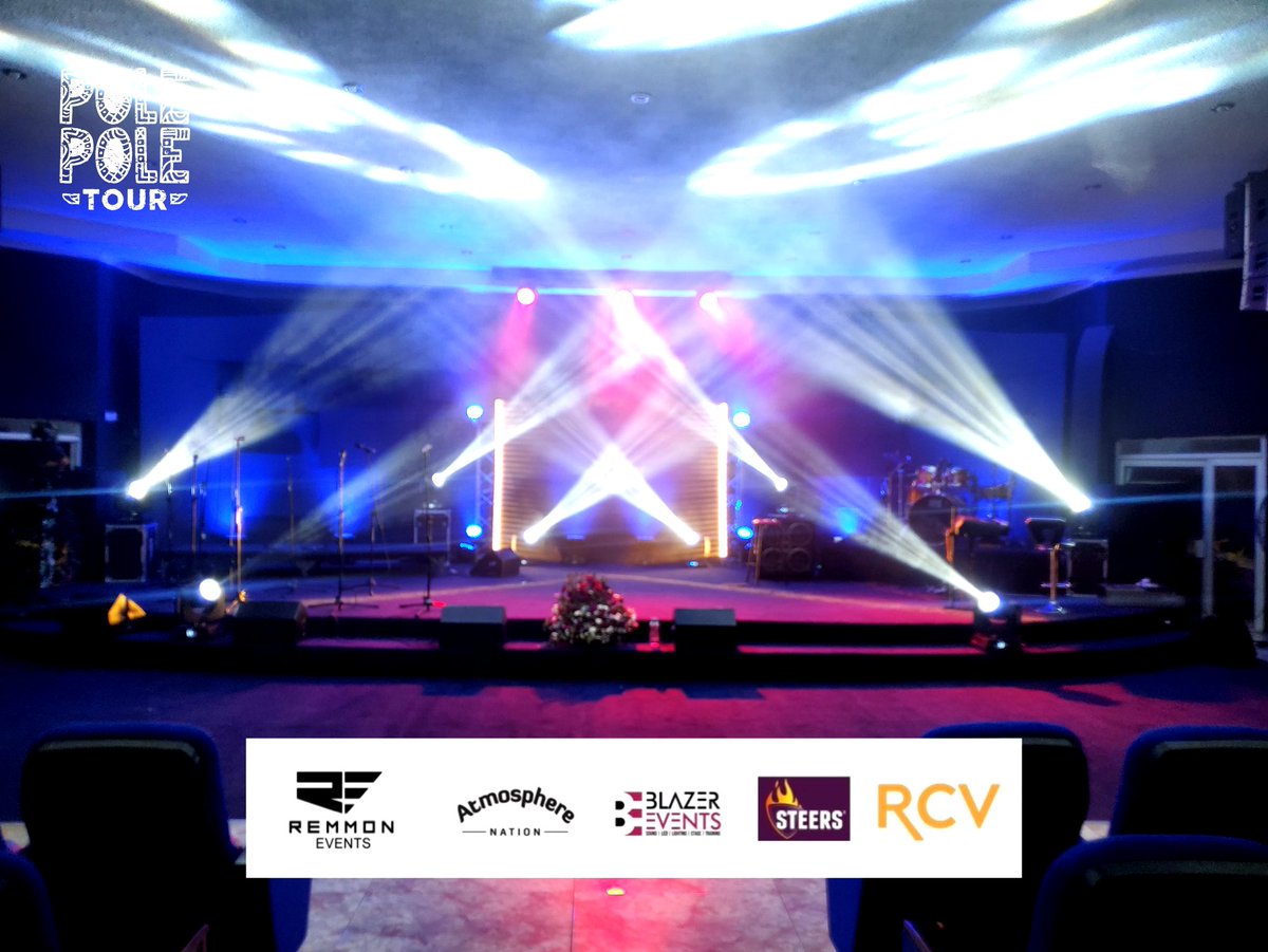 ThePompi's tweet photo. Lusaka! The stage is set and our assignment is simple. Today we are setting a standard for God!! Comment with a 🙌🏾 if our stage by Blazer Events is speaking to you! 

#PolePoleTour #OccupyEverthing https://t.co/rodhWgr2Yy