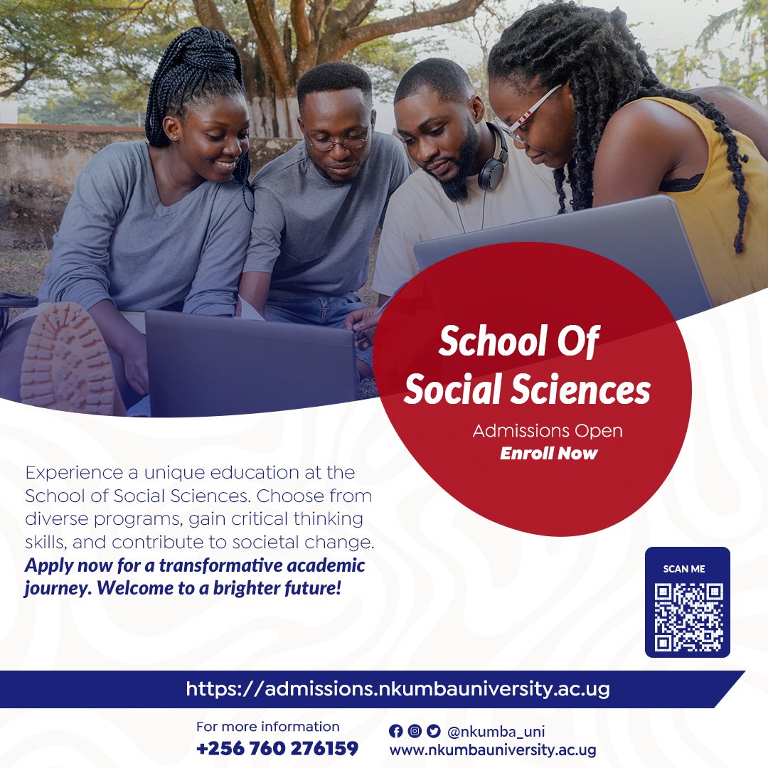 NkumbaUni's tweet photo. 500 Scholarships Up for Grabs!

See details in the link below; https://t.co/Mkp1nKwzp6
 &amp; siege a scholarship opportunity.

Applicants must have enrolled at Nkumba University. 

To enroll, scan QR code on the posters or open link; https://t.co/cucZgnuKhl

#I_Owe_You https://t.co/CvGo2WH5Kr