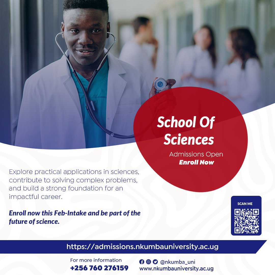 NkumbaUni's tweet photo. 500 Scholarships Up for Grabs!

See details in the link below; https://t.co/Mkp1nKwzp6
 &amp; siege a scholarship opportunity.

Applicants must have enrolled at Nkumba University. 

To enroll, scan QR code on the posters or open link; https://t.co/cucZgnuKhl

#I_Owe_You https://t.co/CvGo2WH5Kr