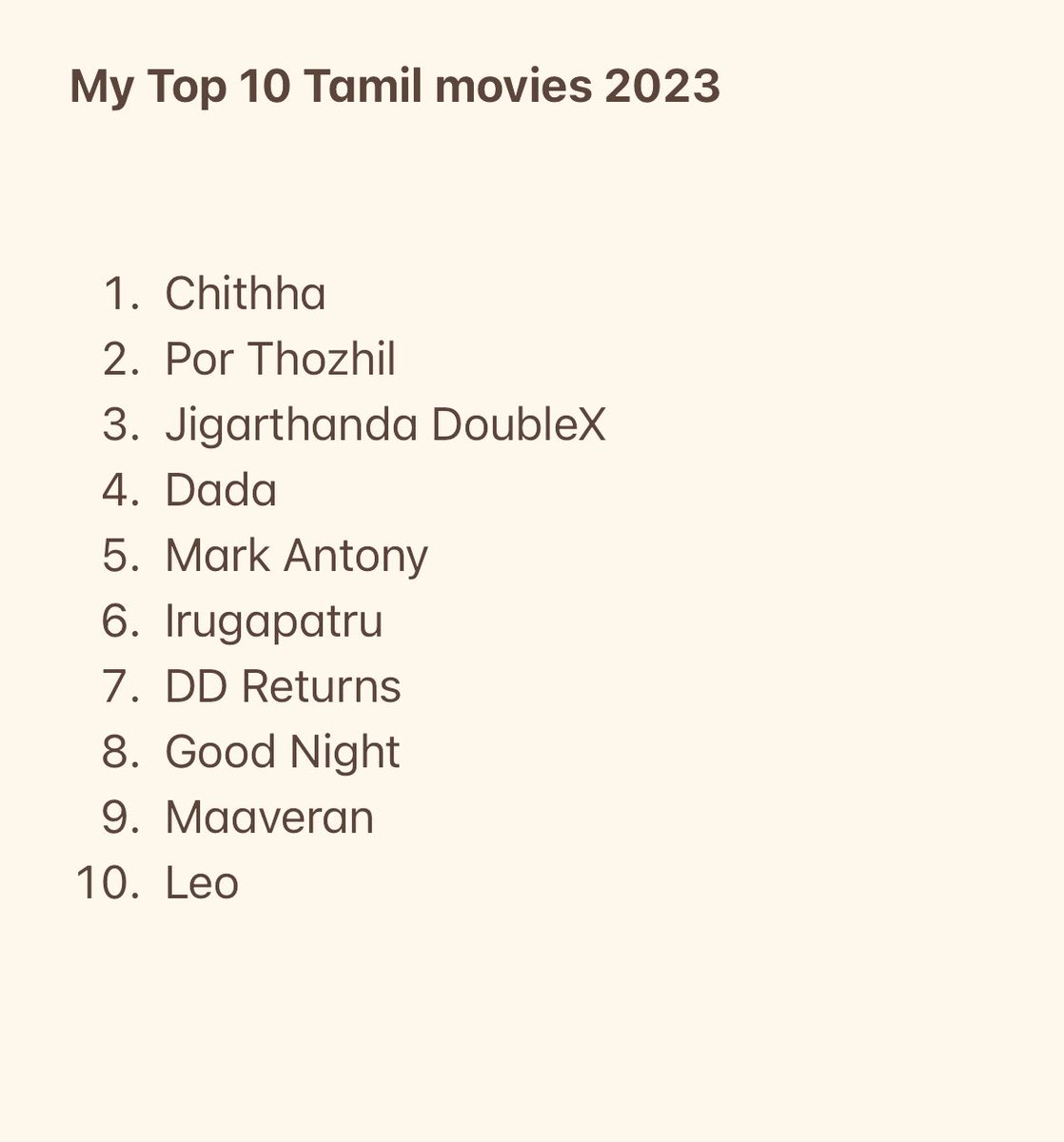 Up for a discussion as always. #Kollywood