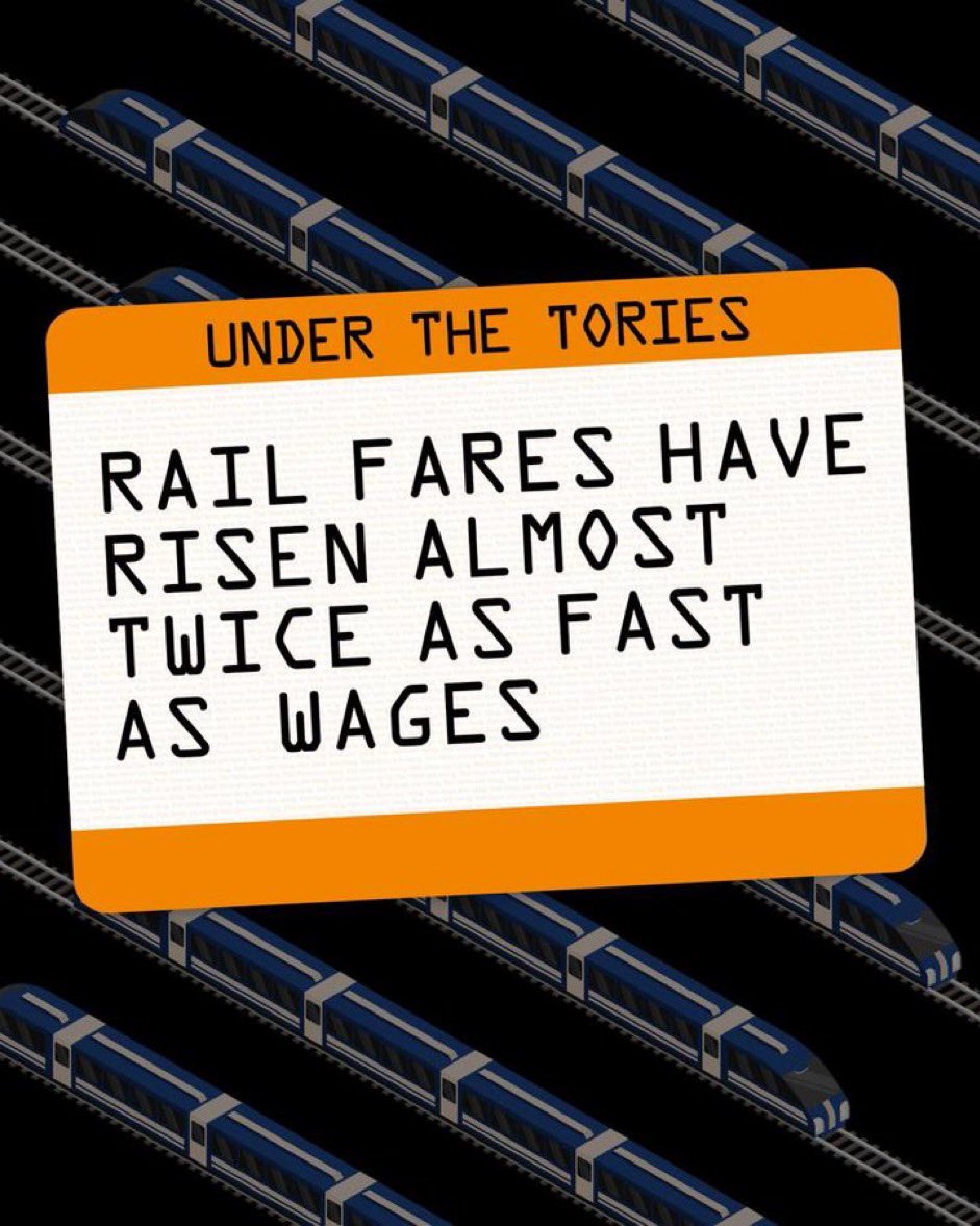 The longer the Tories are in power, the more passengers will pay.