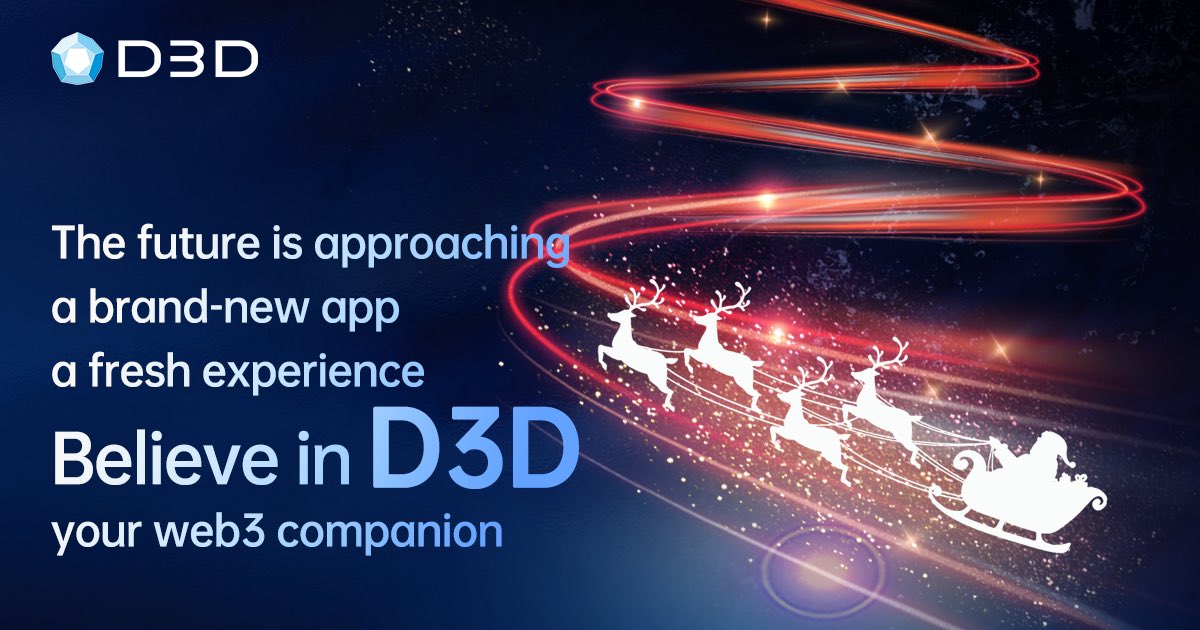 d3dsocial's tweet photo. 📲 Dive into innovation!
The D3D APP is not just an app; it's a movement.
Discover cutting-edge features, seamless interactions, and a new era of decentralized social experiences. Your journey starts here!
#D3DInnovation #DecentralizedSocial #NextGenApp https://t.co/l6oIBKrZwp