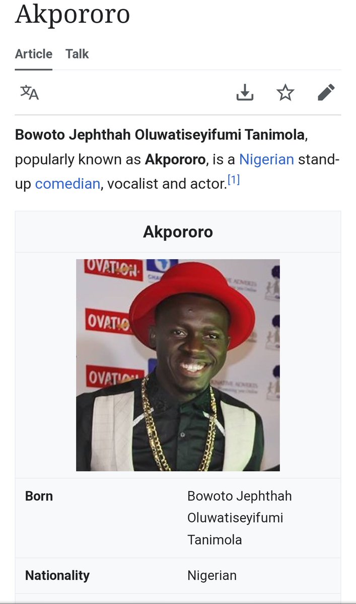 Omo Akpororo is a Yoruba boy 🤦😳😳😳 I thought he is from Delta state .. so na Ondo state boy. Wow