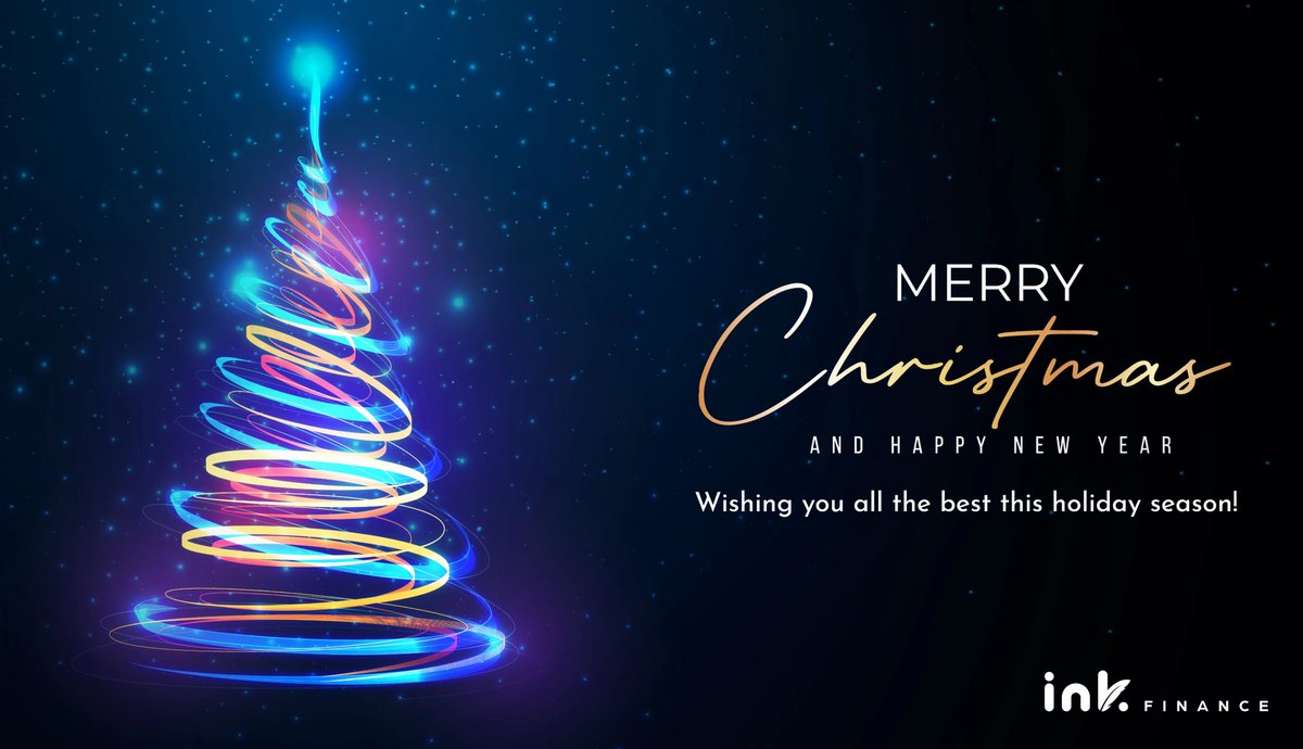 🌟✨ Twinkling lights, cozy nights, and the spirit of giving – it's Christmas time! 🎄🎅 

 We Wish you and your loved ones a holiday season filled with warmth, happiness, and the joy of shared moments. Merry Christmas! 🔔 #inkfinance