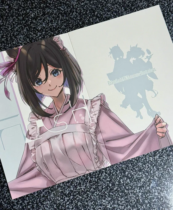 新刊の見本誌が届きましたしっとりオシャレな色合いに刷って頂いて大満足…裏表紙に続くようにデザインしてみました
