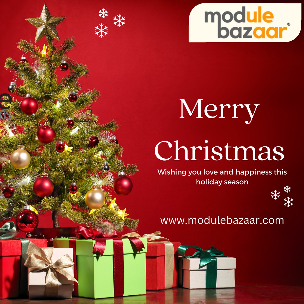 ModuleBazaar's tweet image. 🎄✨ Celebrate the magic of #Christmas2023 with joyous gatherings, twinkling lights, and heartwarming moments. Let the spirit of giving and togetherness fill your home with love and laughter. Merry Christmas to all! 🎅🎁

#ModuleBazaar #ModuleMarketplace #ExtensionExpo #AppMarket